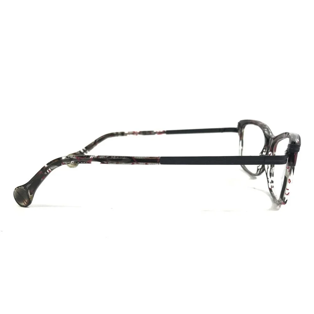 BOZ Eyeglasses Frames WOODY 0080 Black Gray Pink Speckled Cat Eye 53-15.5-135